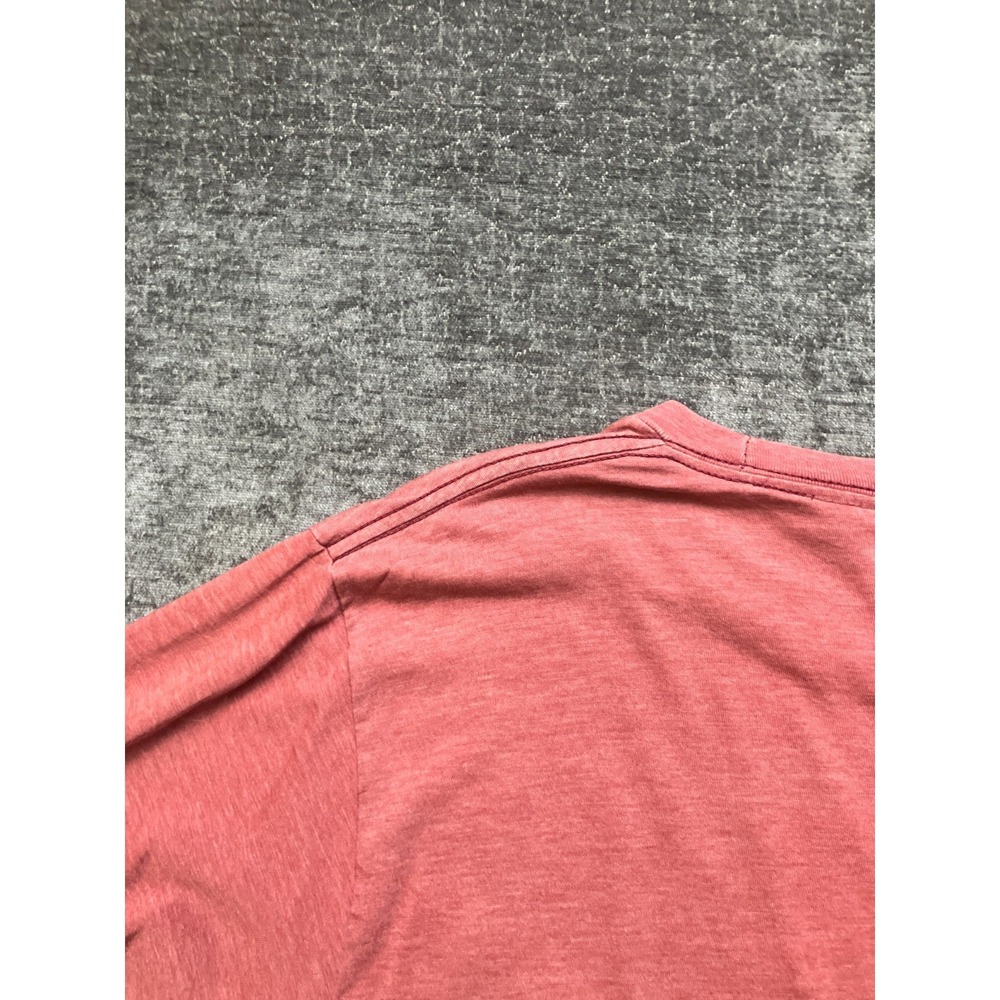 Volcom Skateboard T-Shirt Mens Medium Coral Pink Stone Graphic Print Crew Neck - Picture 4 of 11